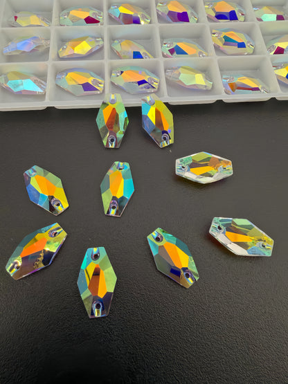 K9 Transparent Clear AB Vase Shapes