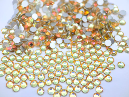 jonquil light Flatback Non Hotfix Rhinestones