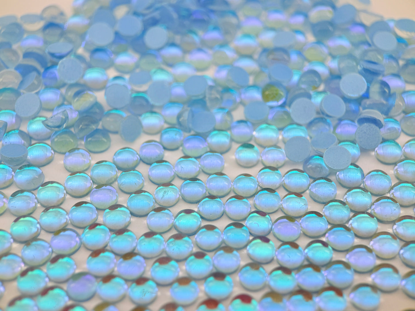 lt.aquamarine mermaid Flatback Non Hotfix Rhinestones