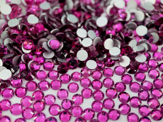 plum purple Flatback Non Hotfix Rhinestones