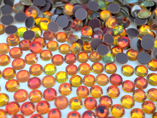 rainbow mocha opal Flatback Non Hotfix Rhinestones