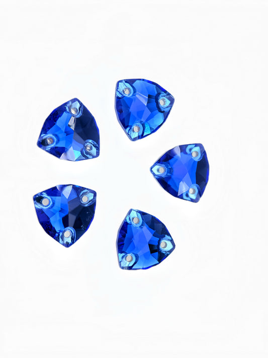 capri blue trilliant sew on rhinestones CRYSTAL