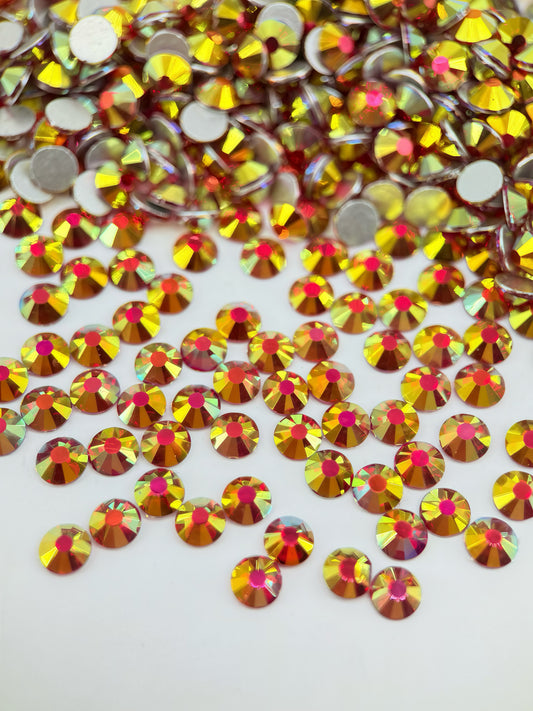 Magic Mid Siam Flatback Non Hotfix Rhinestones