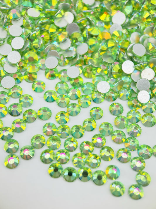 Magic Lt Peridot Flatback Non Hotfix Rhinestones