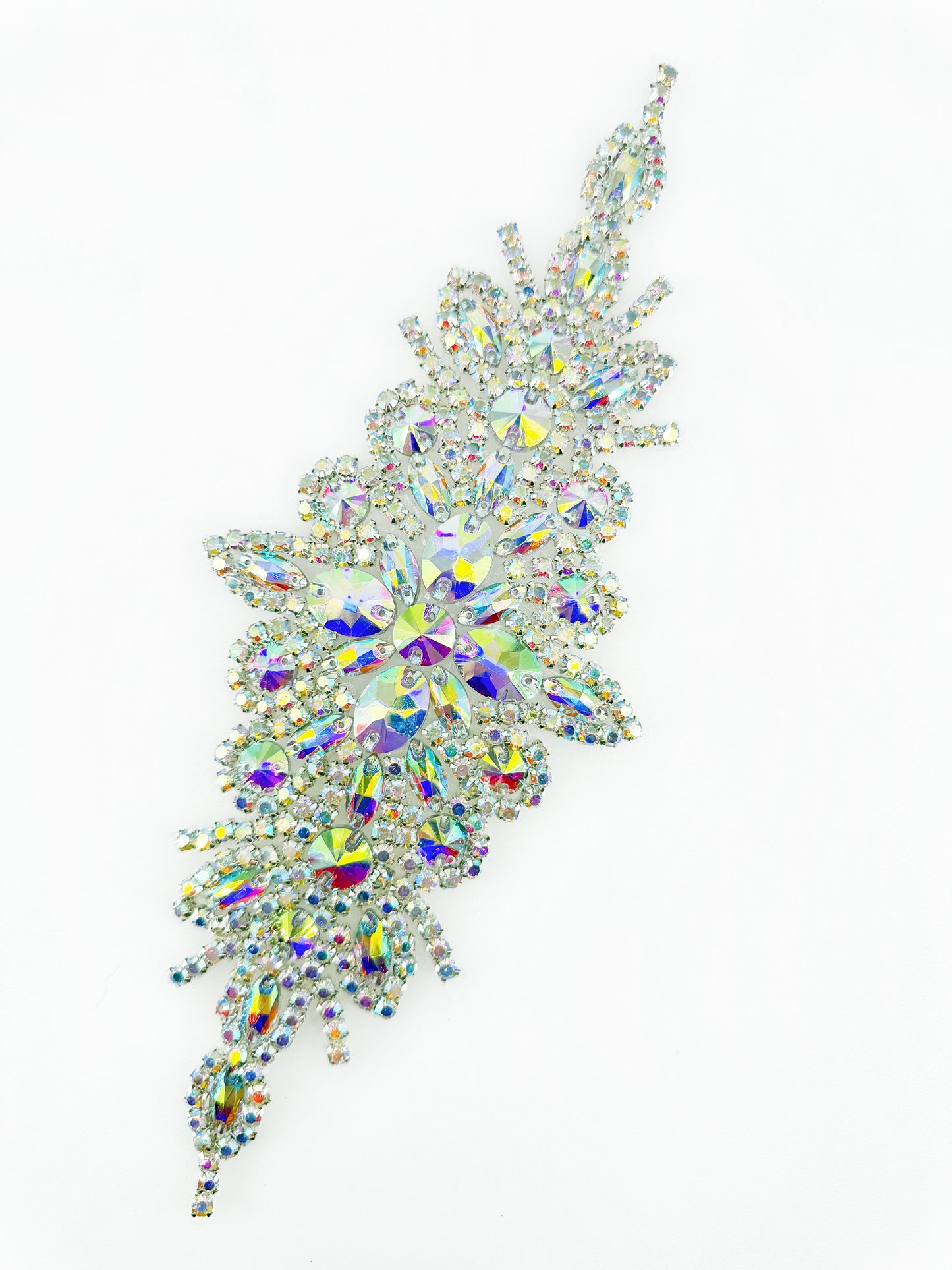 Multicolor rhinestone applique Beaded Clothing Decoration
