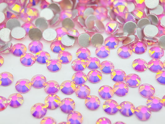 misty pink Flatback Non Hotfix Rhinestones