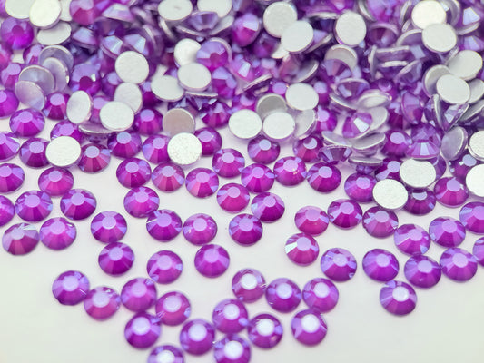 purple mocha Flatback Non Hotfix Rhinestones