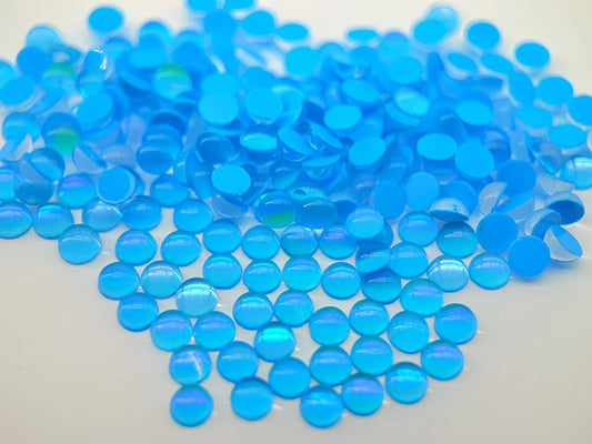 blue mermaid Flatback Non Hotfix Rhinestones