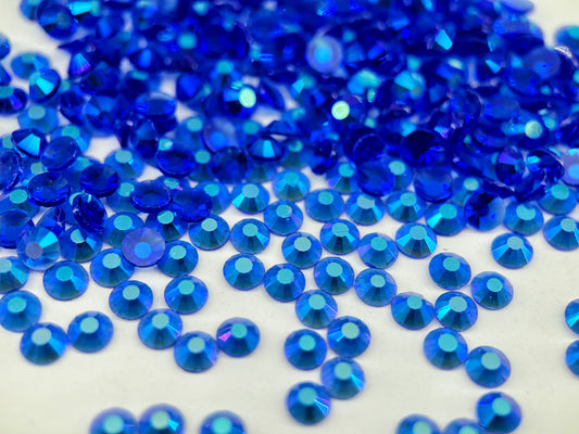 transparent sapphire ab Flatback Non Hotfix Rhinestones