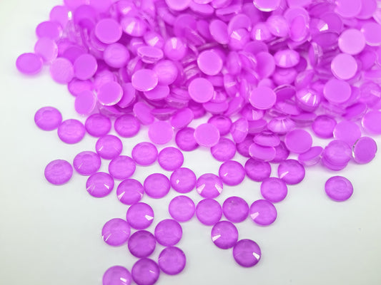 New Amethyst Neon Flatback Non Hotfix Rhinestones