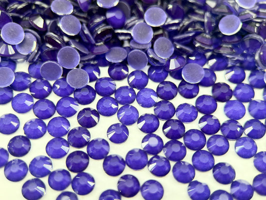 gentian violet neon Flatback Non Hotfix Rhinestones