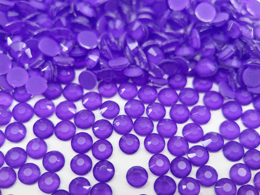 deep lilac neon Flatback Non Hotfix Rhinestones