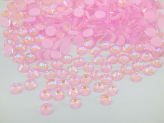 Lt. Pink Luminous Flatback Non Hotfix Rhinestones
