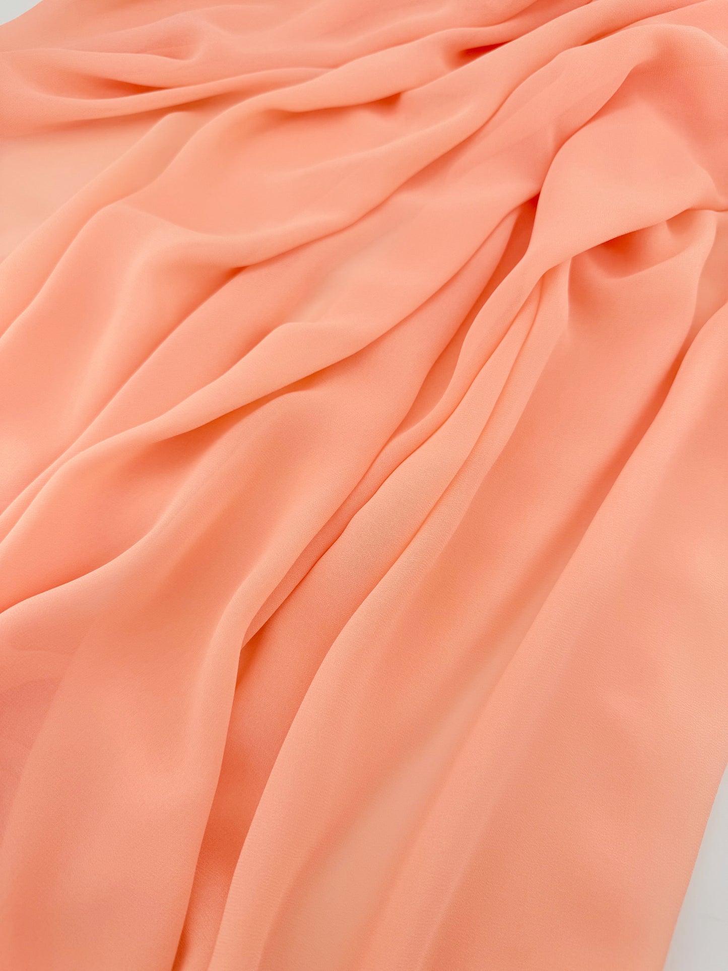 Peach Radiant Chiffon
