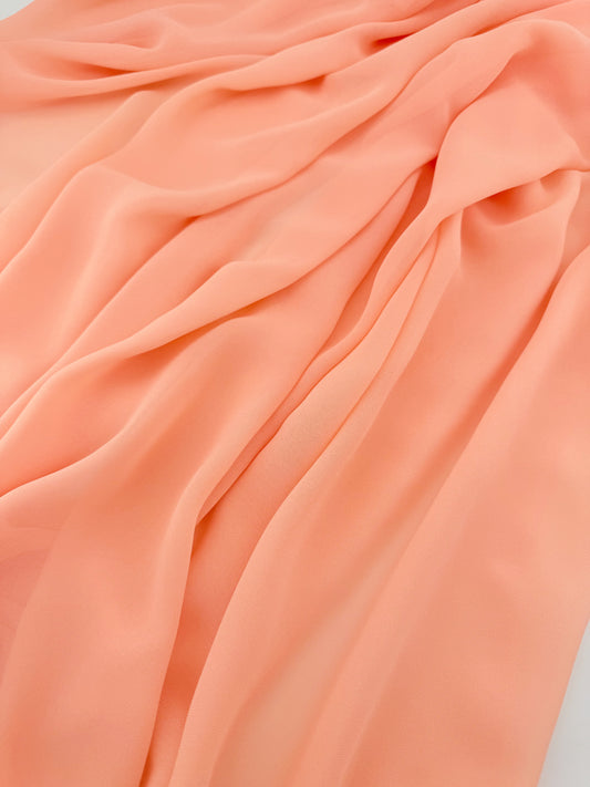 Peach Radiant Chiffon