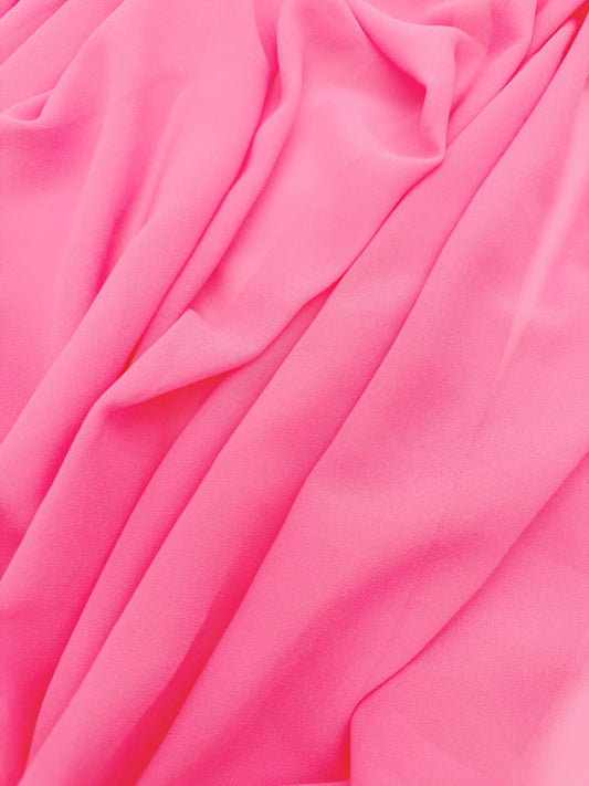 Candy Pink Radiant Chiffon