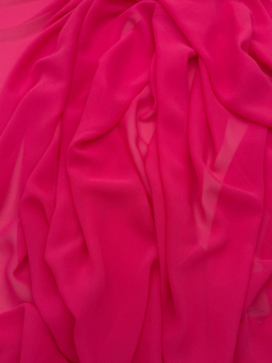 Hot Pink Radiant Chiffon