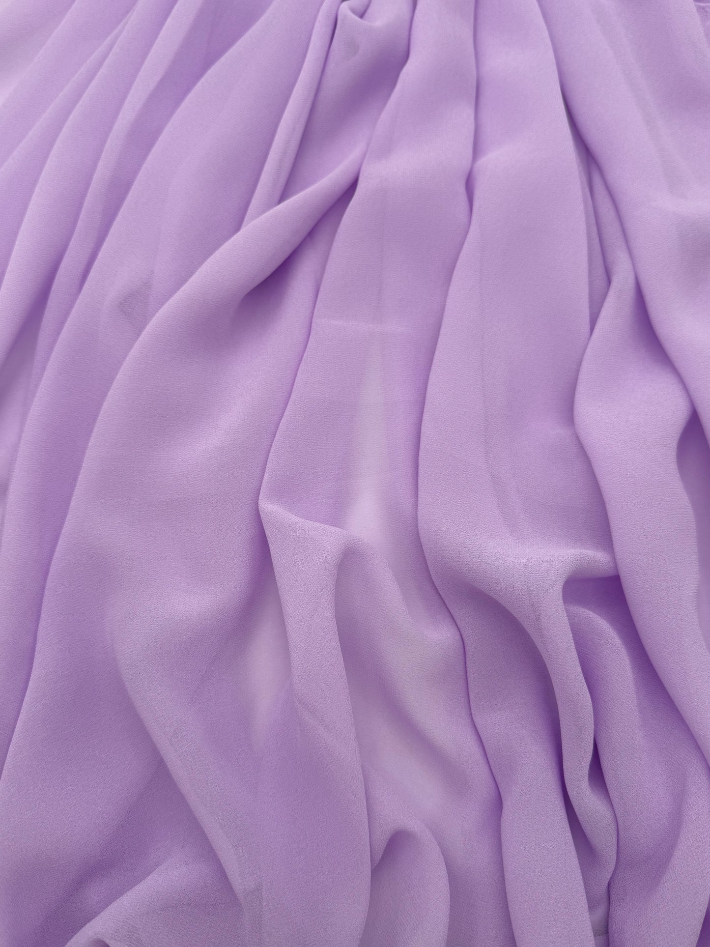 Soft purple Radiant Chiffon