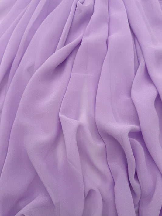Soft purple Radiant Chiffon