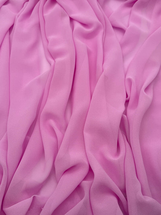 Lilac Pink Radiant Chiffon