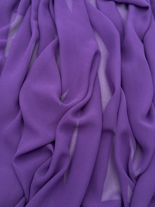 Deep Purple Radiant Chiffon