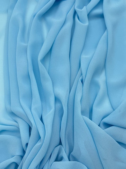 Sky Blue Radiant Chiffon