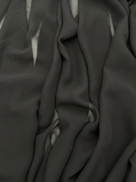 Black Radiant Chiffon