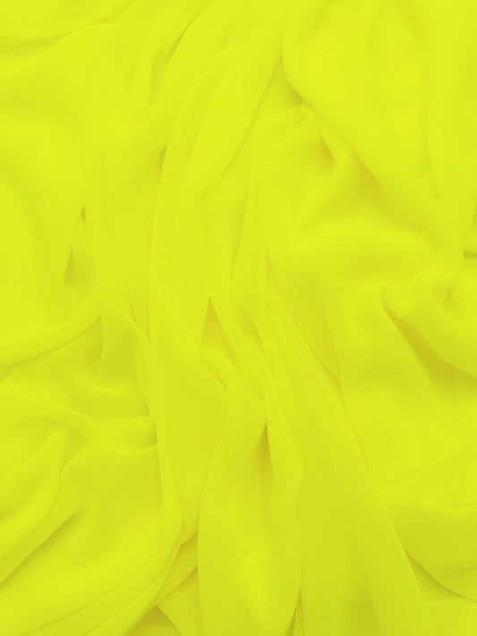 Citrine Neon Radiant Chiffon