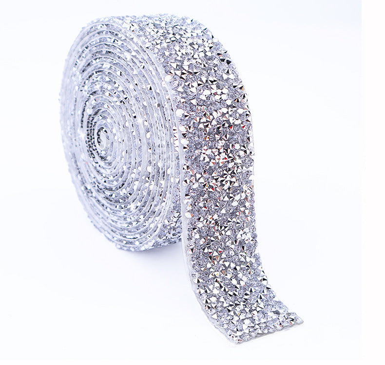 Crystal Colour Glitter Rhinestone Tape – Self-Adhesive