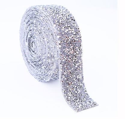 Crystal Colour Glitter Rhinestone Tape – Self-Adhesive