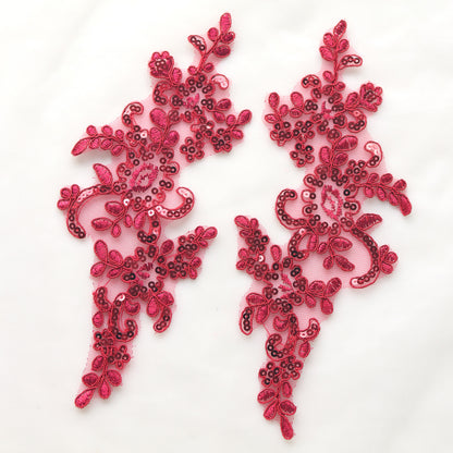 MM024 1 pair 24*10cm ornaments lace