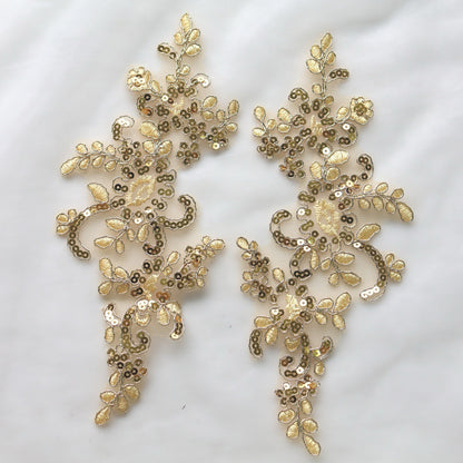 MM024 1 pair 24*10cm ornaments lace