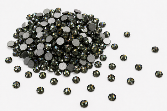 Black Diamond Flatback Non Hotfix Rhinestones