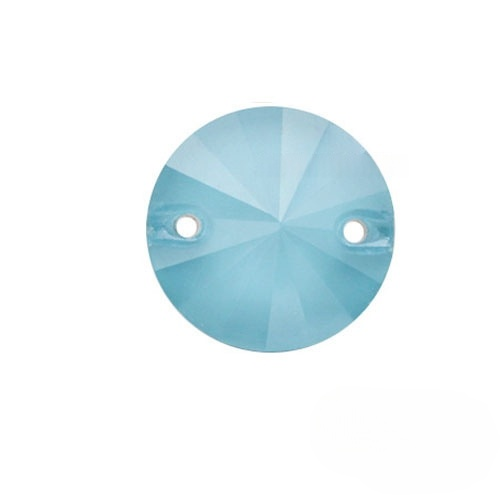 K9 Aquamarine MK CRYSTAL ROUND RIVOLI