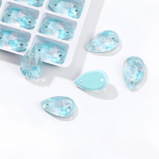 K9 Aquamarine Phantom AM Teardrop Shapes