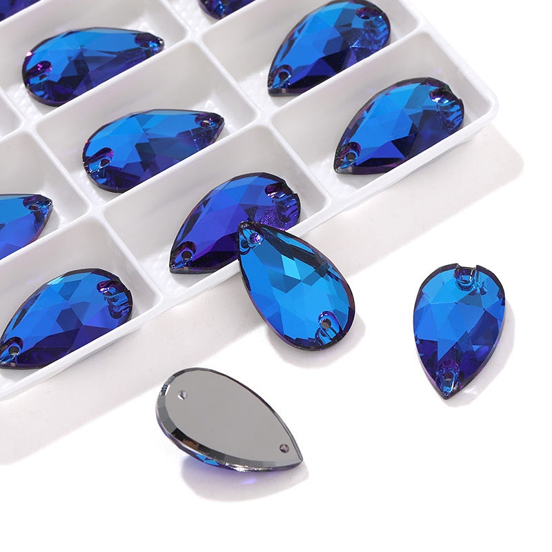 K9 Bermuda Blue Teardrop Shapes