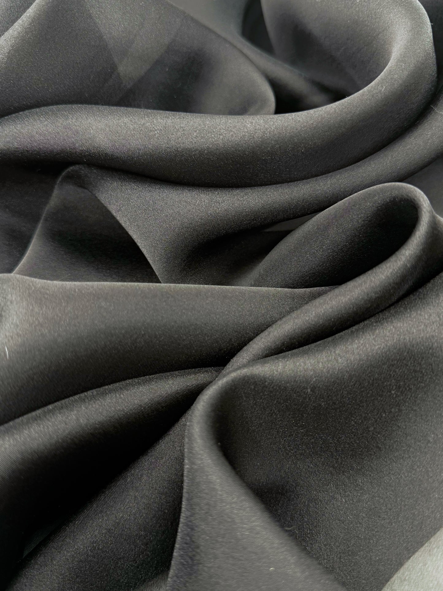 Black Shimmer Chiffon