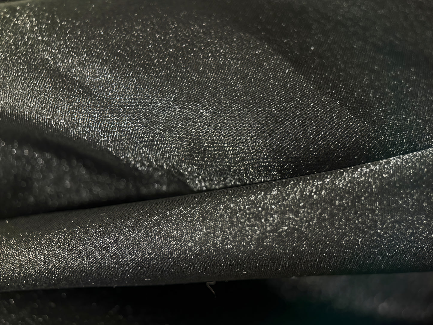 Black Shimmer Chiffon