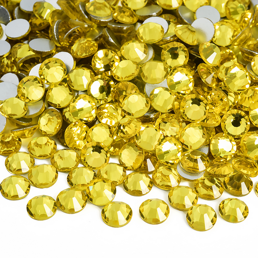 Citrine Flatback Non Hotfix Rhinestones