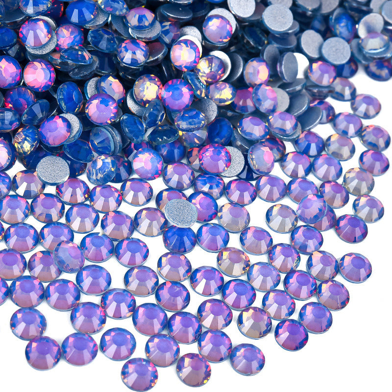 Cobalt Fire Opal Flatback Non Hotfix Rhinestones