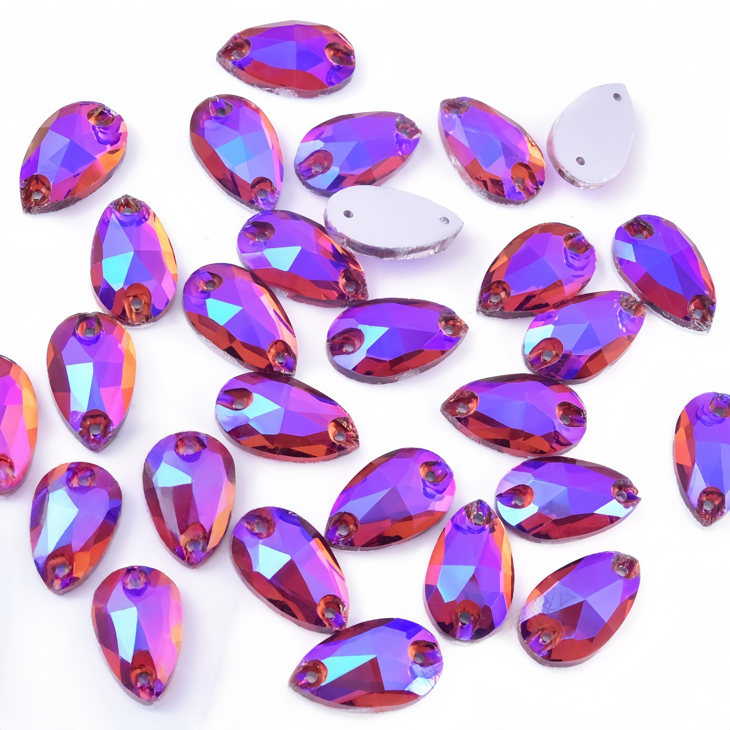 coffee ab crystal teardrop