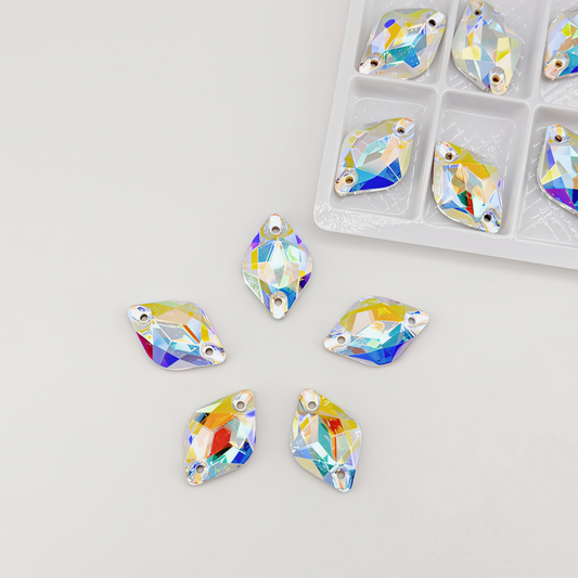 K9 Crystal AB Lemon Shapes