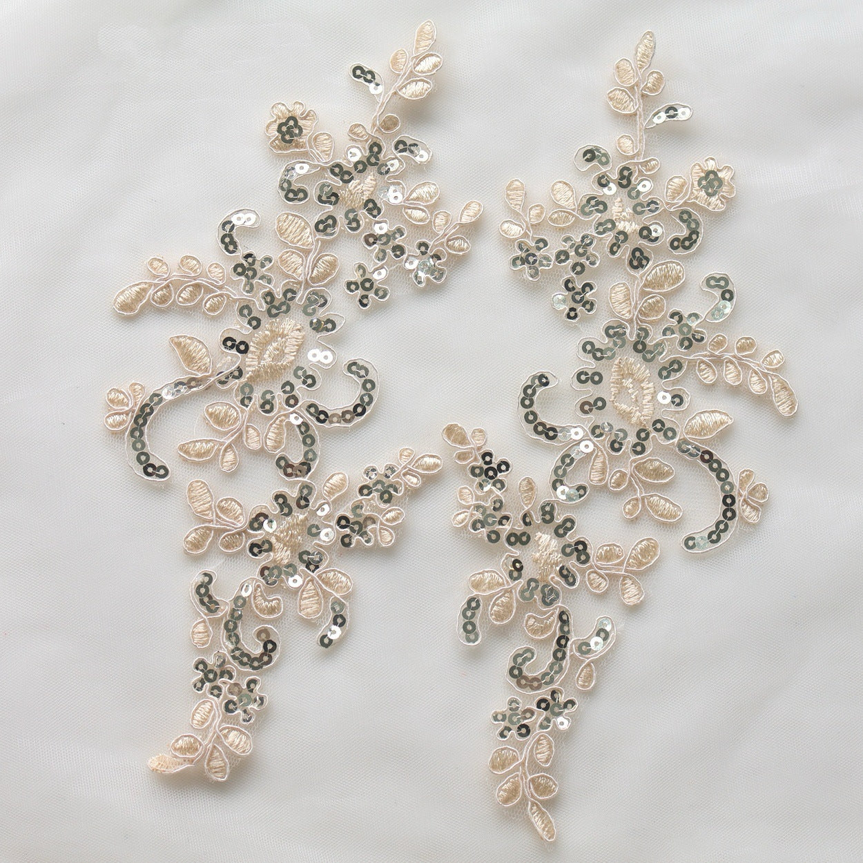 MM024 1 pair 24*10cm ornaments lace