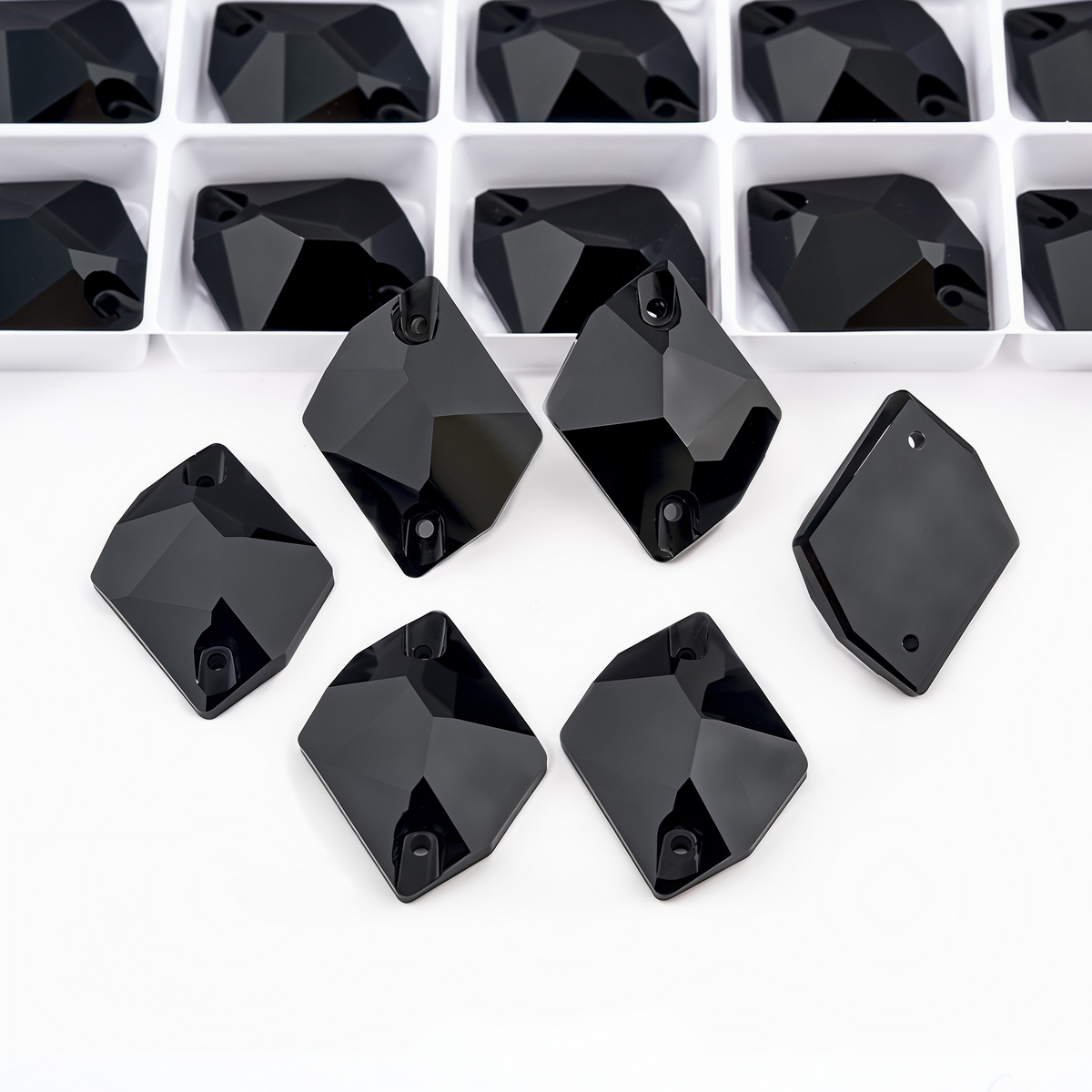 Jet Black K9 Glass Cosmic
