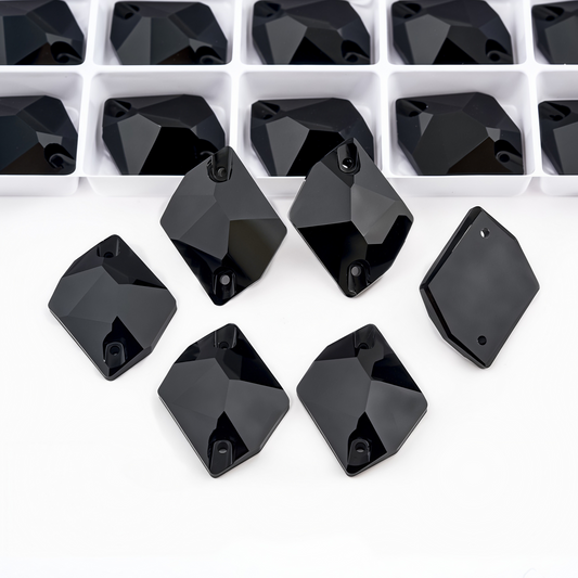 Jet Black K9 Glass Cosmic
