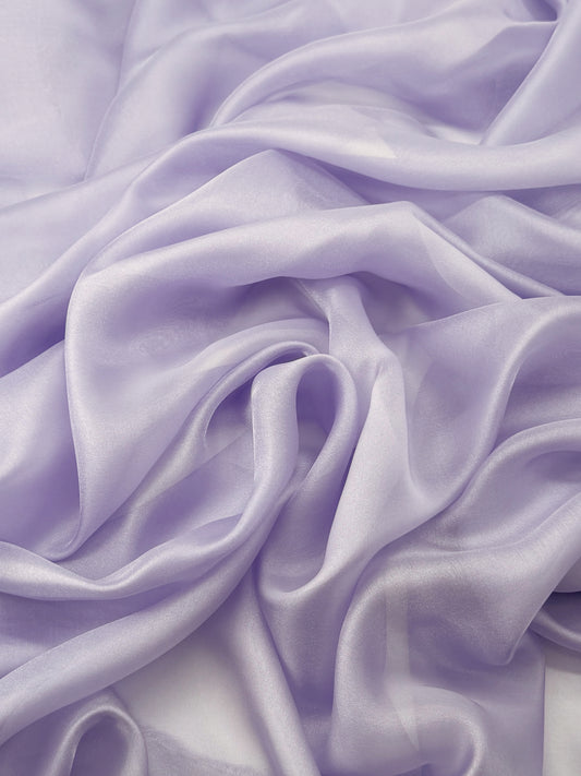 Lavender Shimmer Chiffon