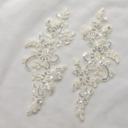 MM024 1 pair 24*10cm ornaments lace