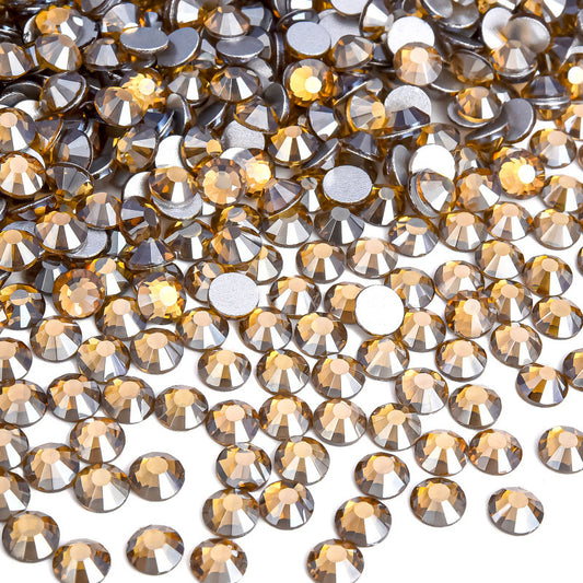 Lt. Colo. Topaz Satin Flatback Non Hotfix Rhinestones