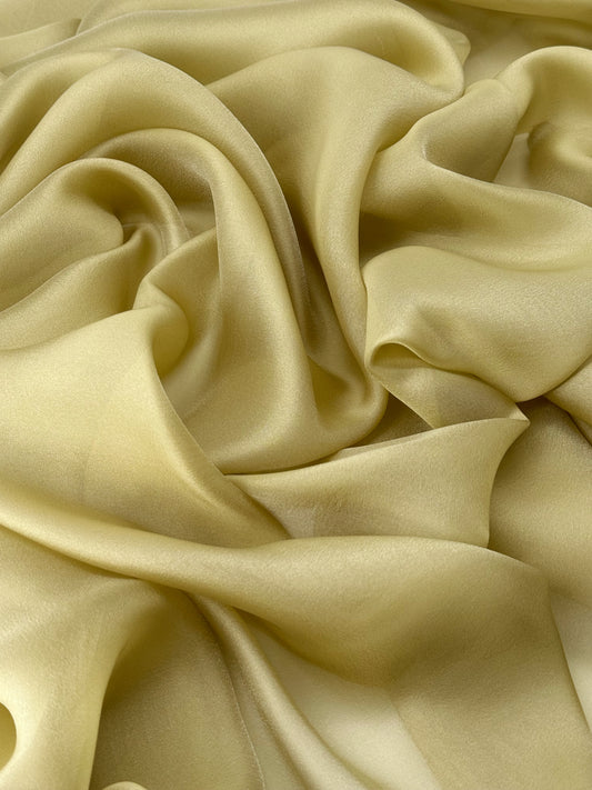 Lt. Olive Shimmer Chiffon