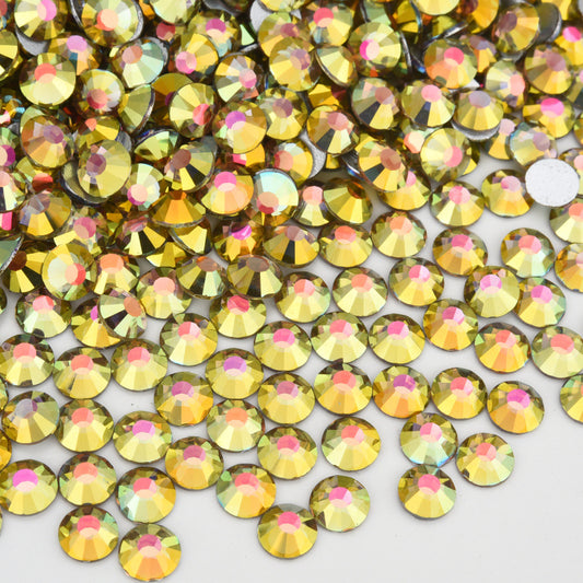 Magic Lt. Colo. Topaz Flatback Non Hotfix Rhinestones